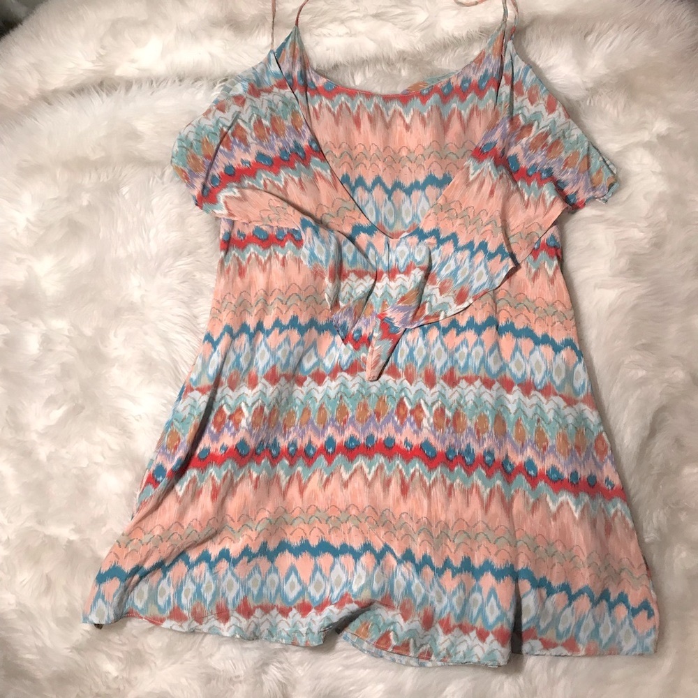 Threads 4 Thoughts Printed Low Back Mini Dress - image 6